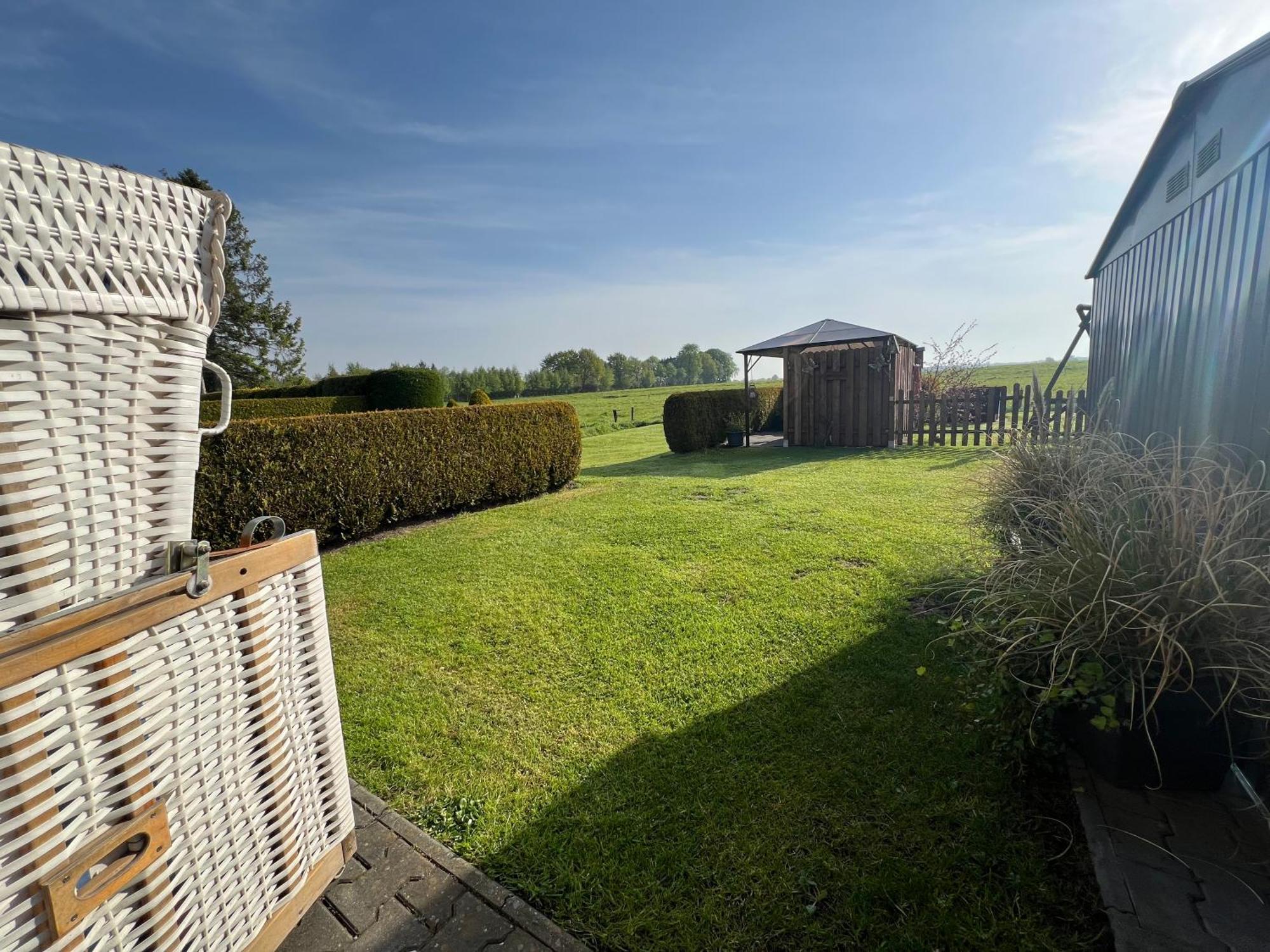 Ferienwohnung Haus Moorblick Mit Garten In Kanallage Wiesmoor Extérieur photo